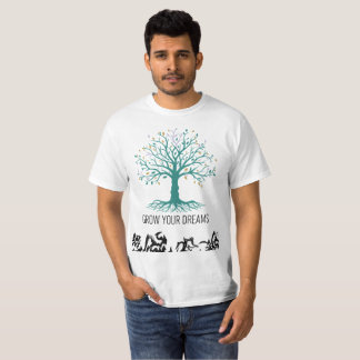 Haz Crecer tus Sueños Camiseta Inspiradora Motivac