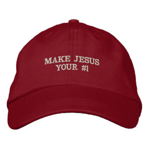 Haz de Jesús tu Gorra rojo número uno