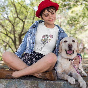 Haz de ti una camiseta con flores silvestres prior