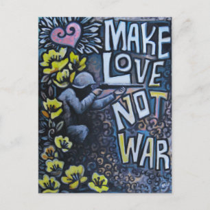 Haz el amor, no la guerra: Postal de propaganda