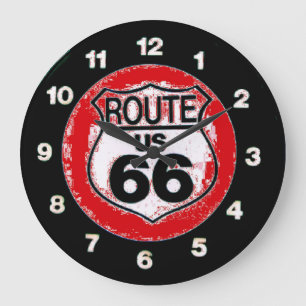 haz el reloj de pared de la ruta 66