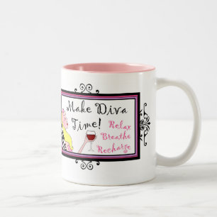 "Haz tiempo de diva" / Tazas relajantes