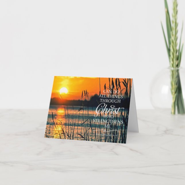 Haz todas las cosas puesta de sol y cañas (Anverso)