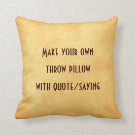 Haz tu propia almohada con citas o palabras