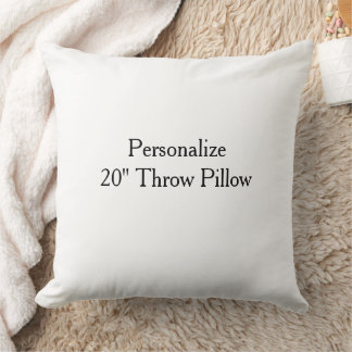 Haz Tu Propia Almohada Sencilla de 20" para Lanzar