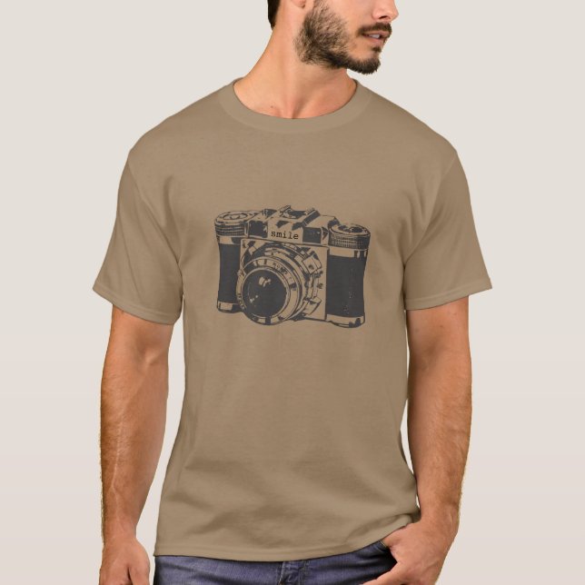 Haz tu propia cámara fotográfica con camiseta (Anverso)