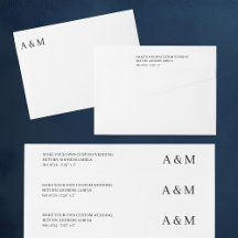 Haz tu propia dirección de devolución de boda pers