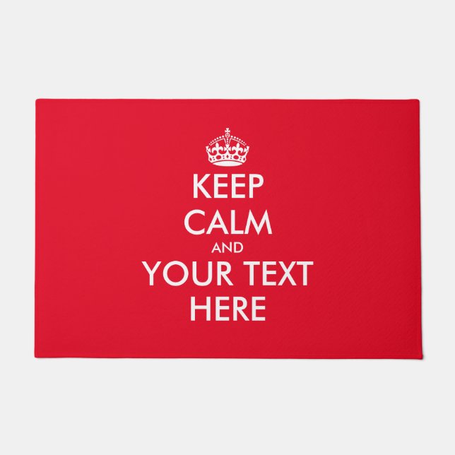 Haz tu propia gran gracia mantener la alfombra de  (Anverso)