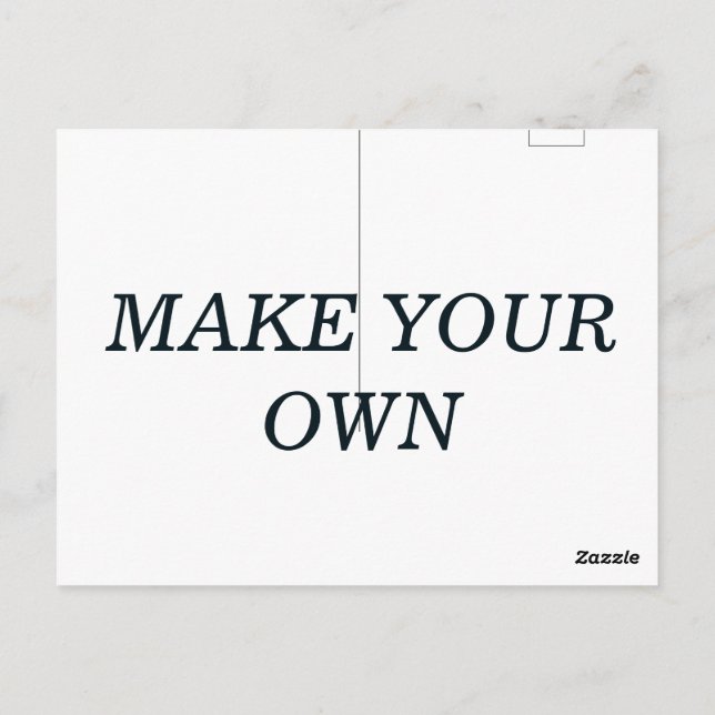 Haz tu propia postal personalizada (Reverso)
