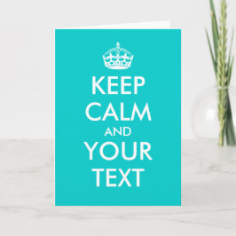 Haz tu propia tarjeta de saludo de la calma