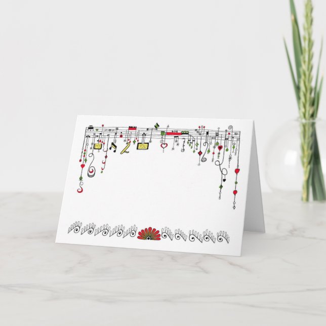 Haz tu propia tarjeta de vacaciones para Navidades (Anverso)