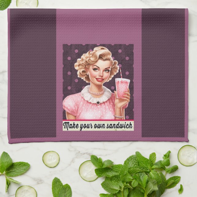 Haz tu propia toalla de cocina de sándwich (Doblado)