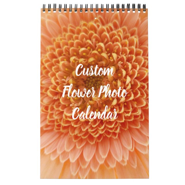 Haz tu propio calendario de fotos de flores de per (Tapa)