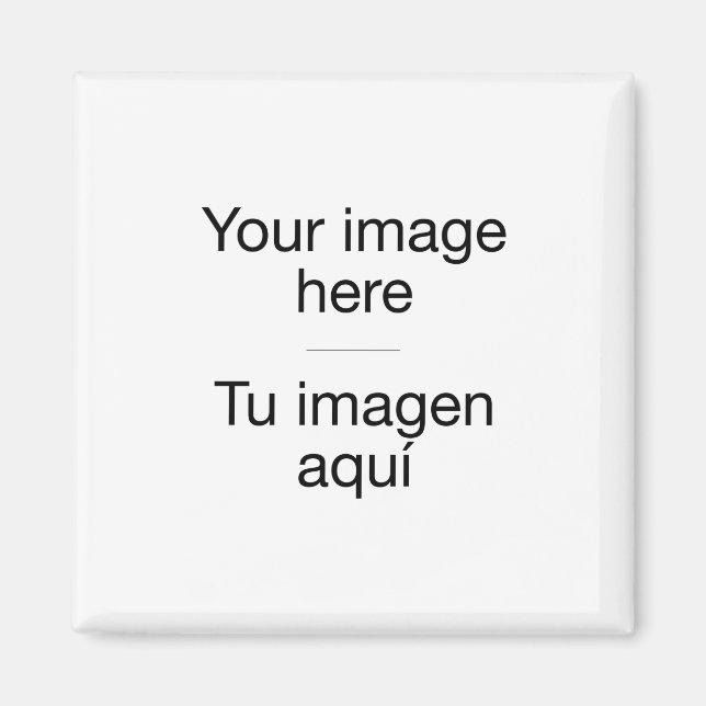 Haz tu propio imán personalizado con tu diseño (Frente)