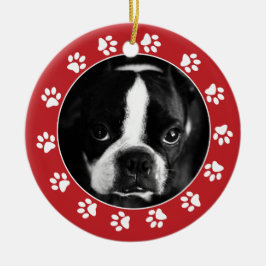 Haz tu propio Navidad Mascota Ornamento de fotos