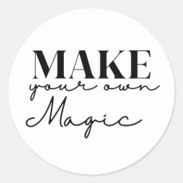 Haz tu propio Pegatina mágico de motivación