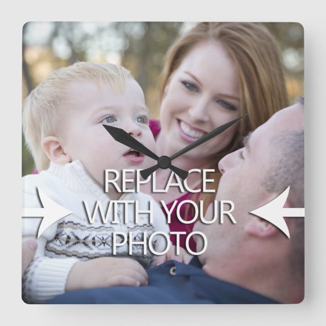 Haz tu propio reloj de fotos familiar (Anverso)