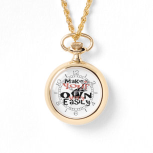 Haz tu propio reloj de moda en un paso