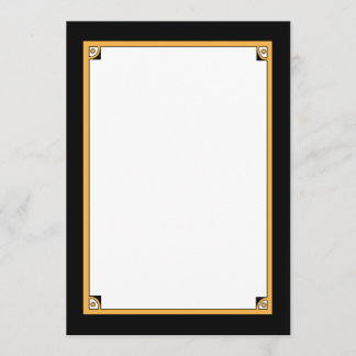 Haz tus propias invitaciones - Blanco y negro y or
