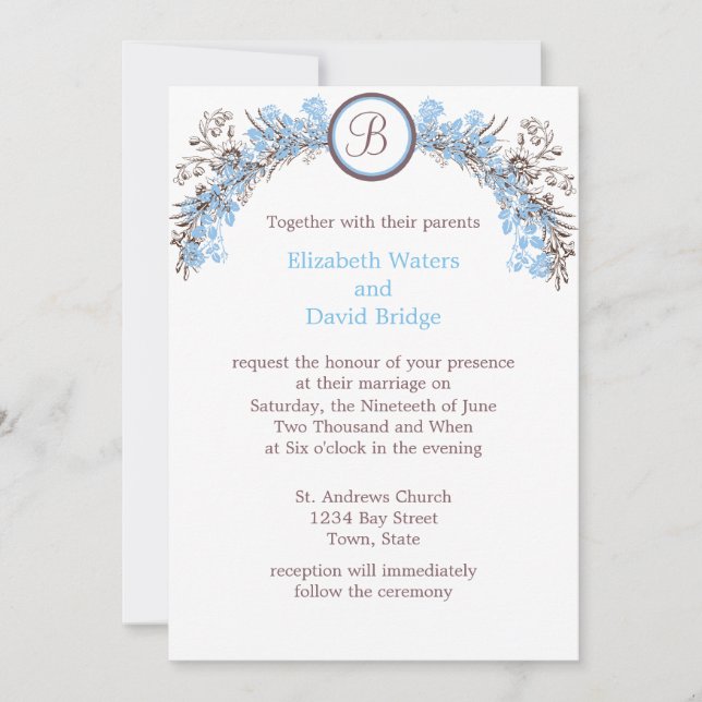 Haz tus propias invitaciones de boda (Anverso)