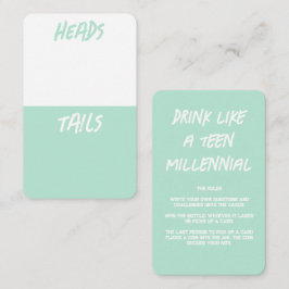 Haz tus propias tarjetas de juego para beber