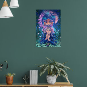 Haz un deseo con Magicfox - arte de fantasía