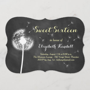 ¡Haz un deseo!Dulce Dieciséis Invitaciones