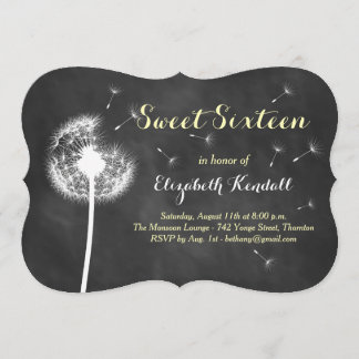 ¡Haz un deseo!Dulce Dieciséis Invitaciones