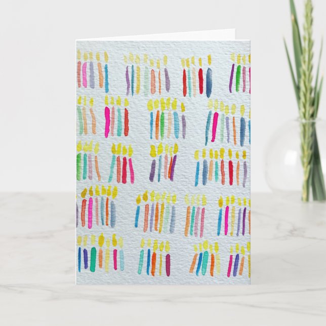 ¡Haz un deseo! Tarjeta de Vela de Cumpleaños (Anverso)