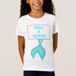 ¡Haz un Splash! Camiseta de cola de sirena