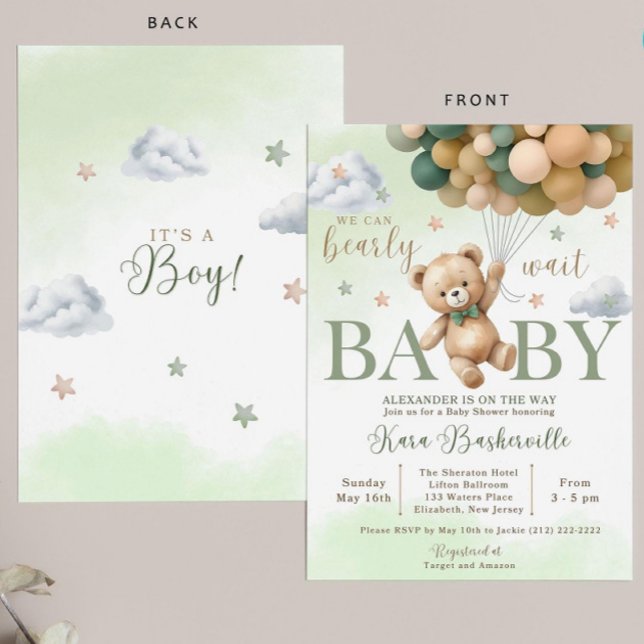 Haz Una Invitación De Baby Shower, Podemos Esperar (Subido por el creador)