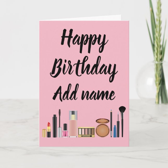Haz una tarjeta de cumpleaños feliz (Anverso)