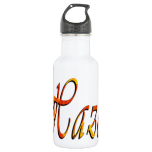 Hazel, Nombre, Logo, Chicas Botella de Agua Reutil