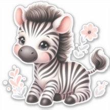 ¡Hazlo Bonito! Calcomanía para Scrapbooking Cebra