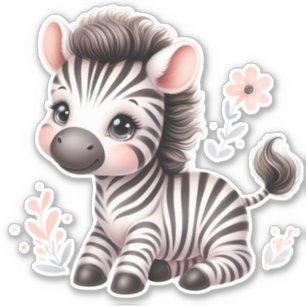 ¡Hazlo Bonito! Calcomanía para Scrapbooking Cebra