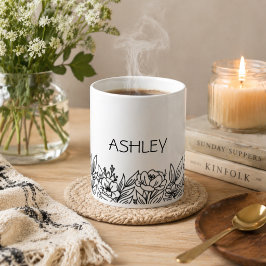 Hazlo tu casa de campo floral café envuelto tazas