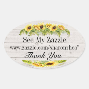 Hazlo tu propio Pegatina de girasol