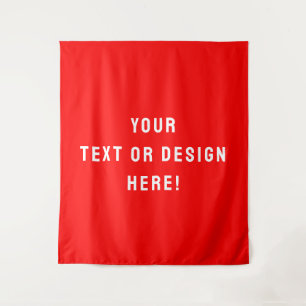 Hazlo tuyo - Gran tapiz rojo Personalizado