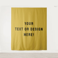 Hazlo tuyo – Tapiz metálico dorado personalizado