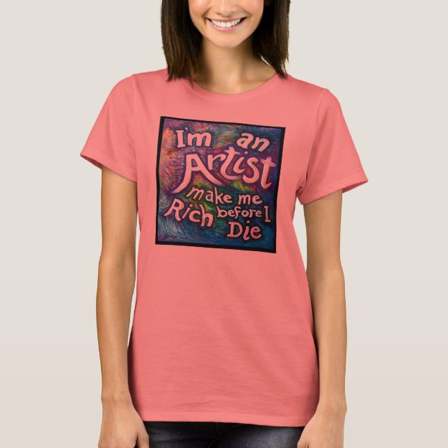 Hazme rica mujer 2 camiseta de tono (Anverso)