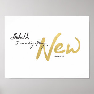 He aquí estoy haciendo todo lo nuevo arte Imprimir