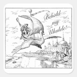 He aquí mi Pegatina de Ukulele