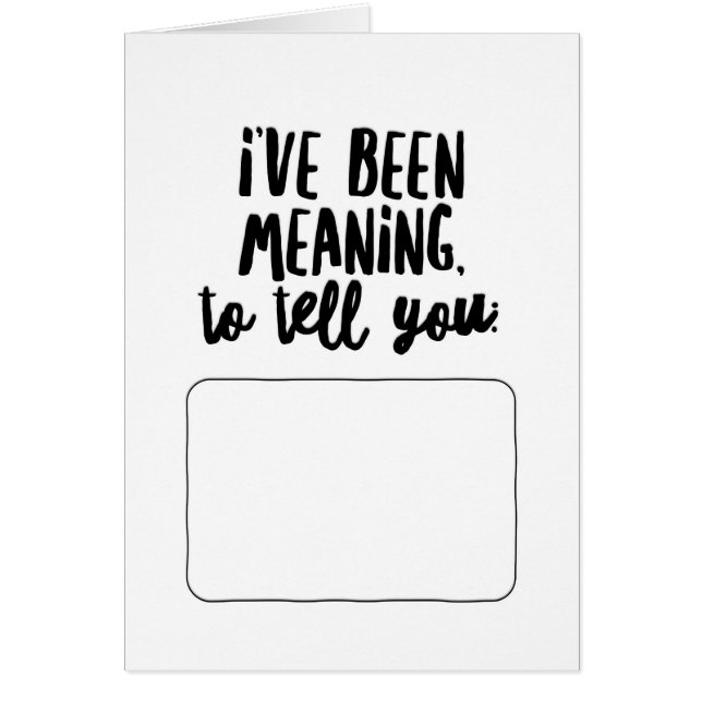 He Estado queriendo decirte... (Frente)