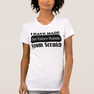 He hecho una camiseta humana entera el día de la