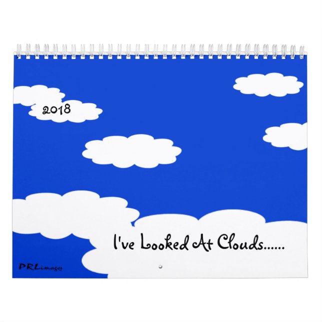 He mirado el calendario de las nubes 2018 (Tapa)