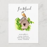 He movido la invitación de la casa de pájaros