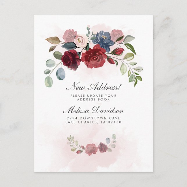 He movido la Invitación de movimiento de flores de (Anverso)