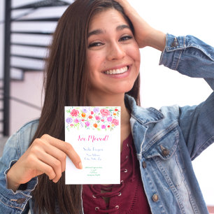 He movido la Invitación de Rosas acuáticos