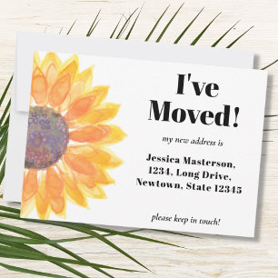 He movido la Invitación del girasol