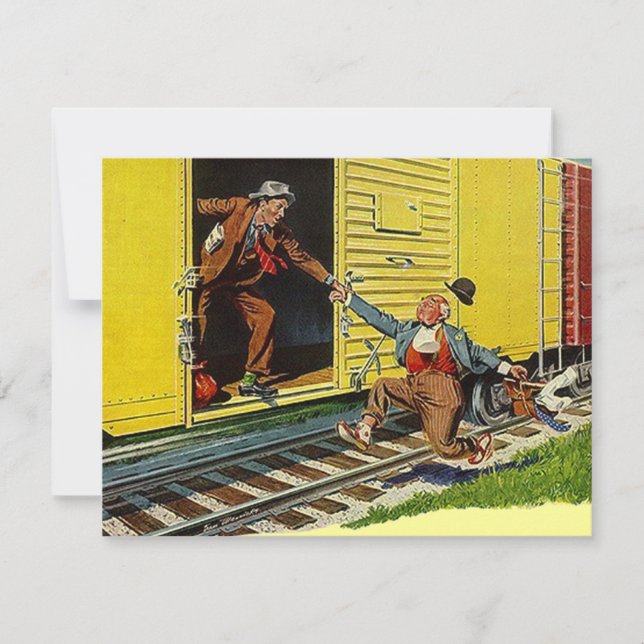 He movido la Invitación ~ tomar el tren (Anverso)